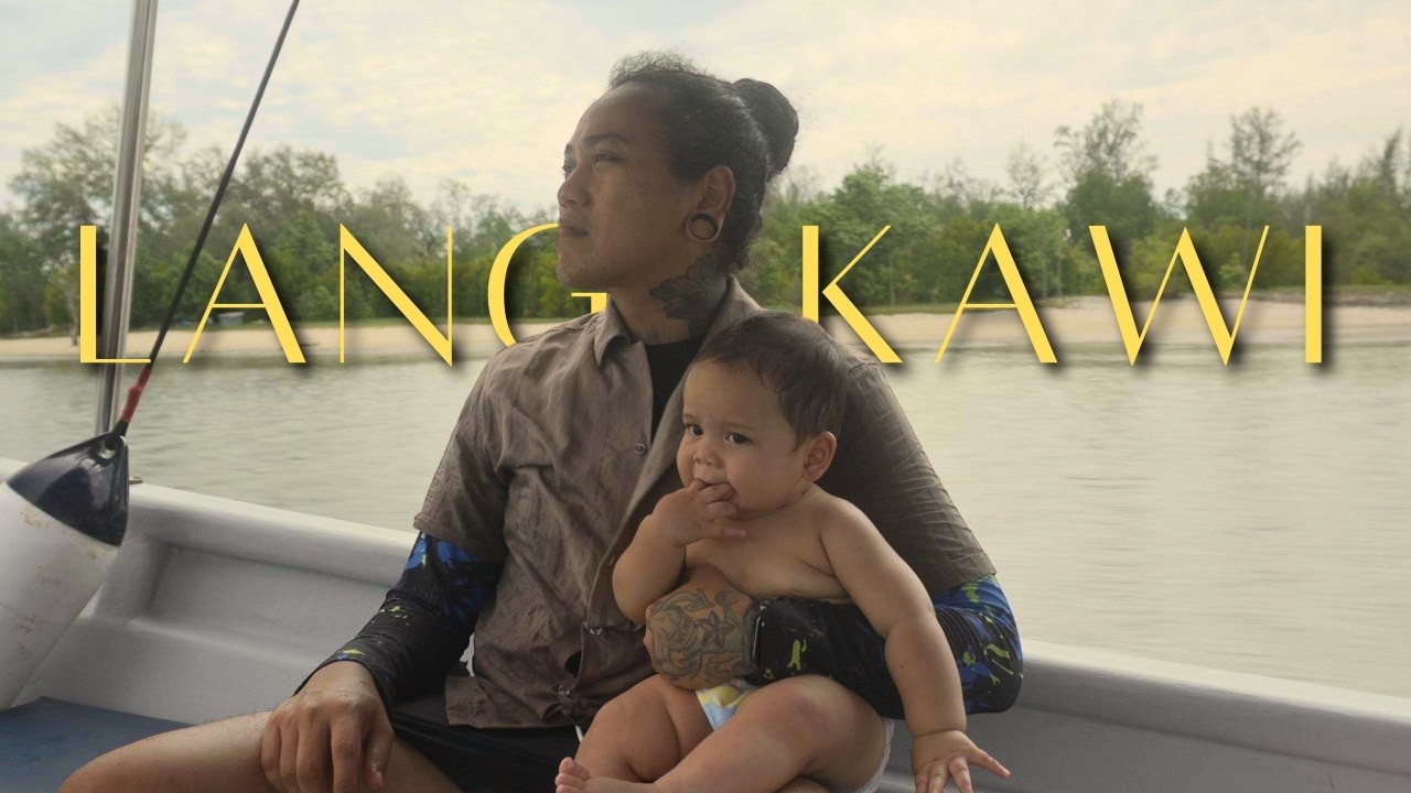 Video: a father and baby on a mangrove boat, titled Langkawi